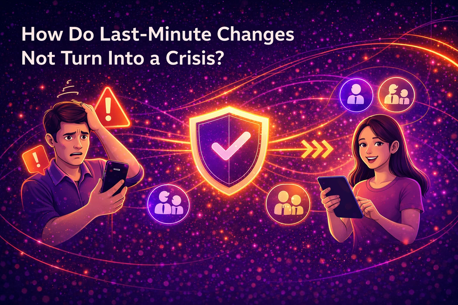 Last-minute changes in events blog visual