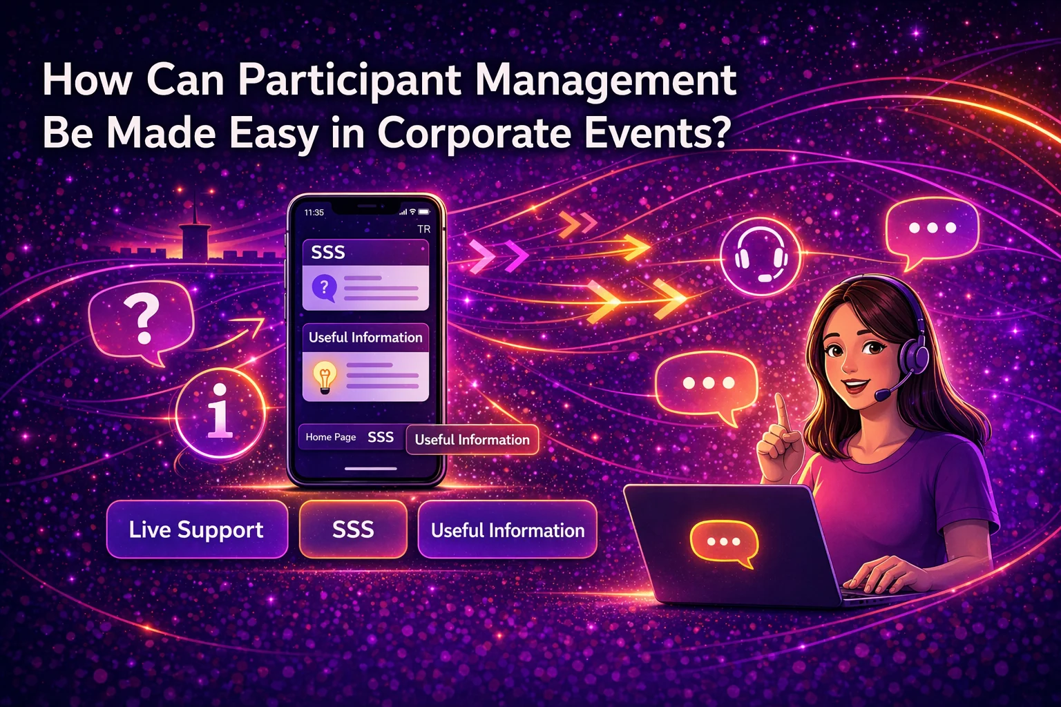 Participant management in corporate events blog visual