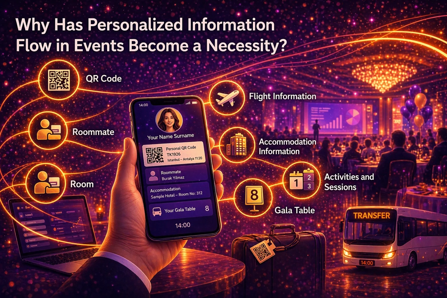 Personalized information flow blog visual