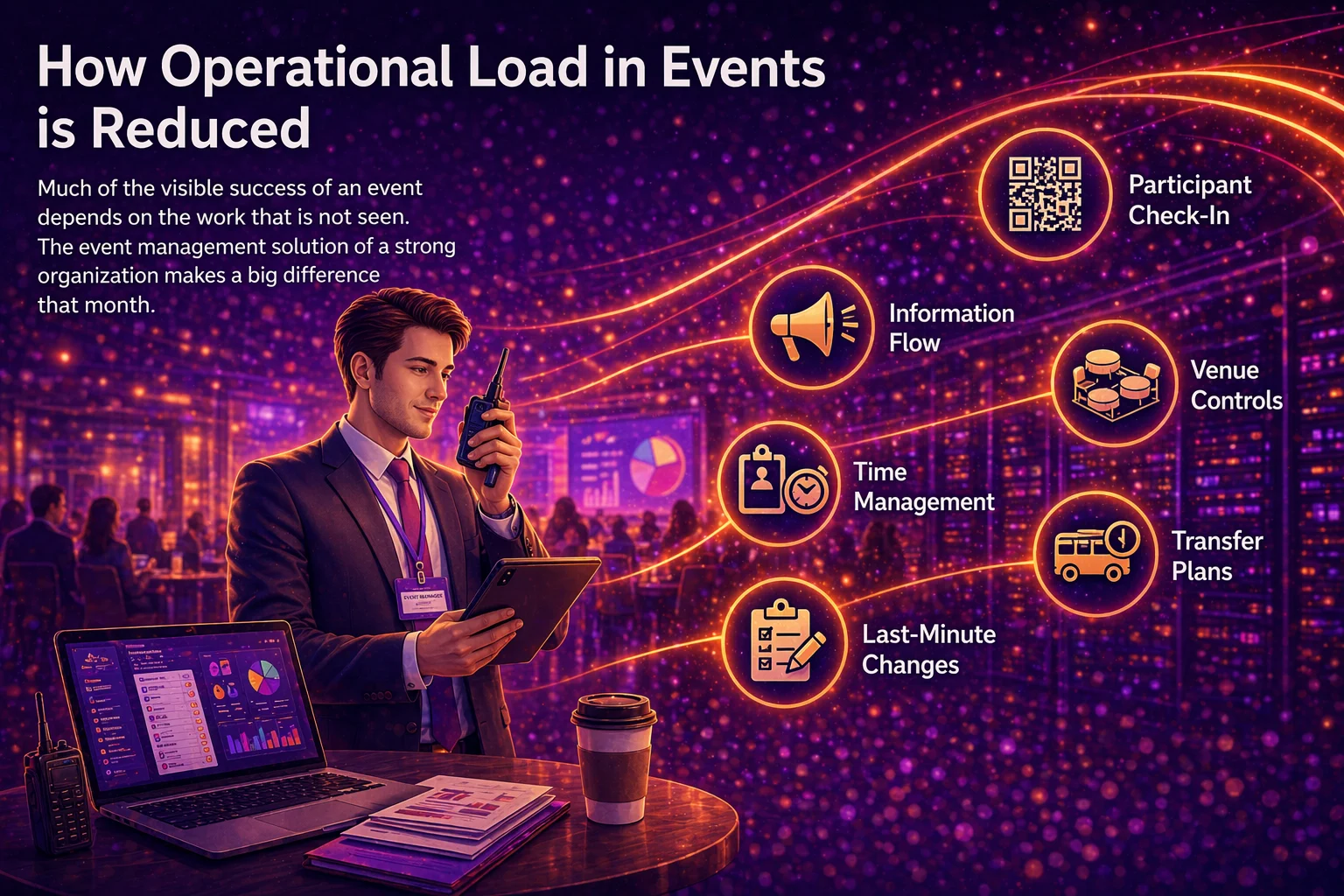 Reducing operational workload at events blog visual