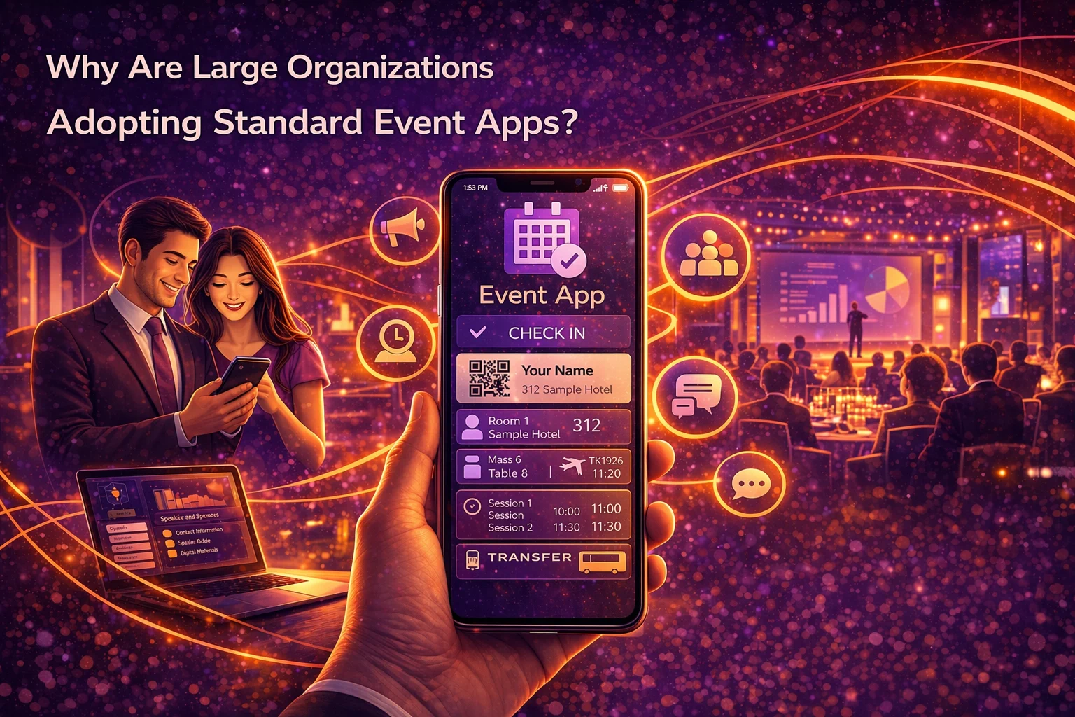 Event app adoption in large organizations blog visual