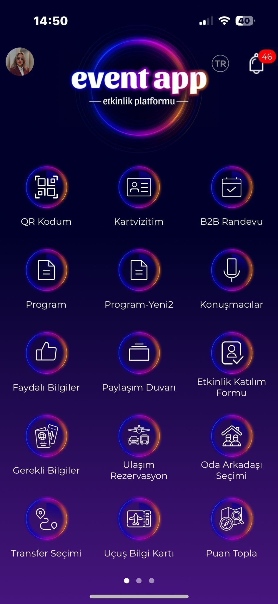 Live Event app product preview